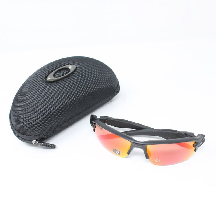 Oakley Matte Black Sunglasses with Orange Lenses, OO9188 A7 Costco UK