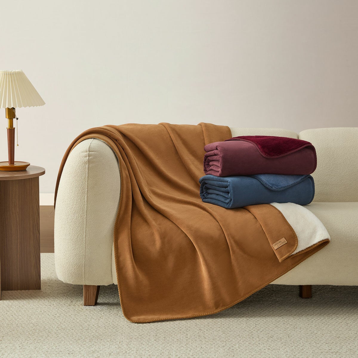 Casual Living Luxe Throw In 3 Colours, 127 x 178 cm Casual Living Luxe Throw In 3 Colours, 127 x 178 cm