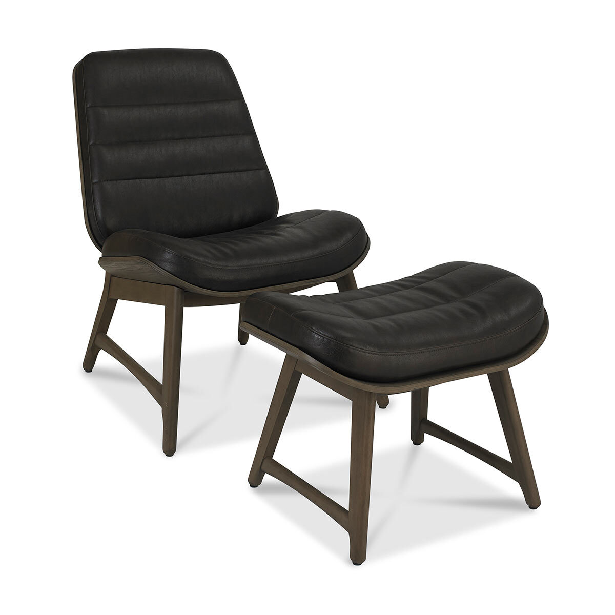 Bentley Designs Old West Vintage Casual Chair & Footstool
