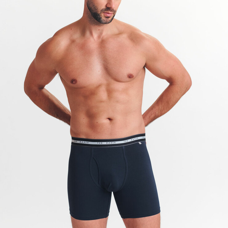 Ted Baker Men's Boxers, 4 Pack in Navy