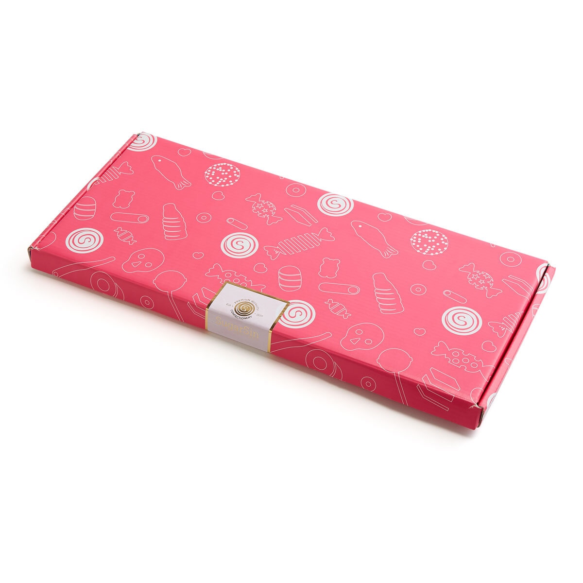 SugarSin 'Happy Birthday' Pick 'n' Mix Pouches Letterbox Gift In Pink