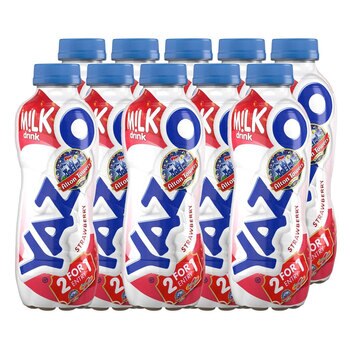 Yazoo Strawberry Milkshake, 10 x 400ml