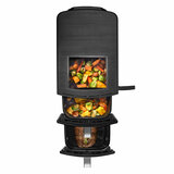 Gourmia Dual Basket Air Fryer showing top view window