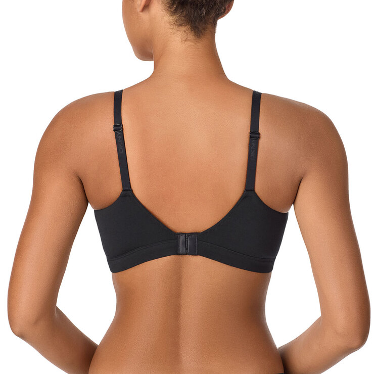 DKNY Women's Modal Wireless Bra 2 Pack in Black