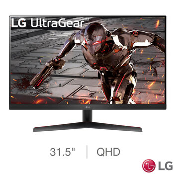 LG UltraGear 31.5 Inch QHD 165Hz VA Gaming Monitor, 32GN600-B