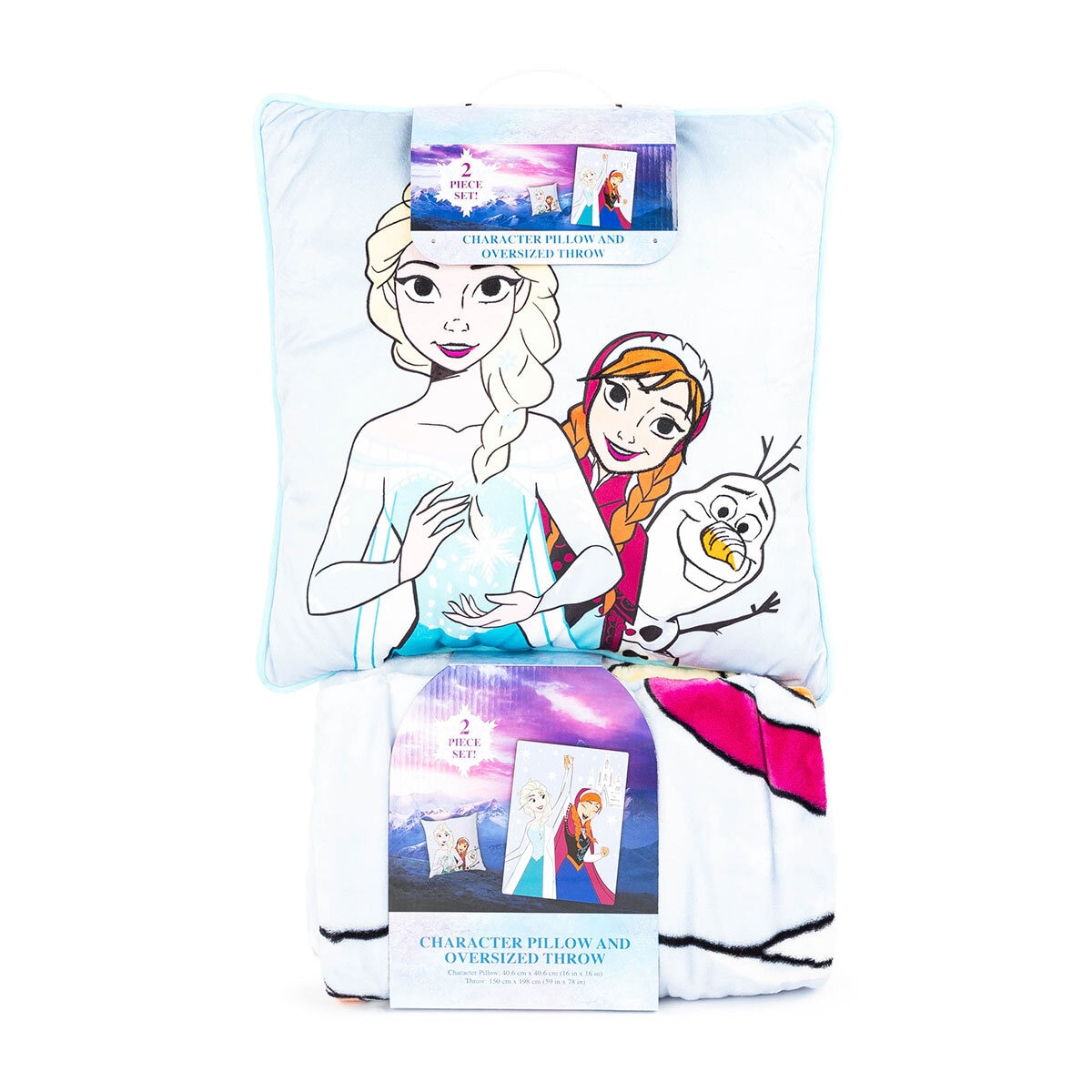 Licensed Character Cushion & Throw Set in Frozen Costco UK