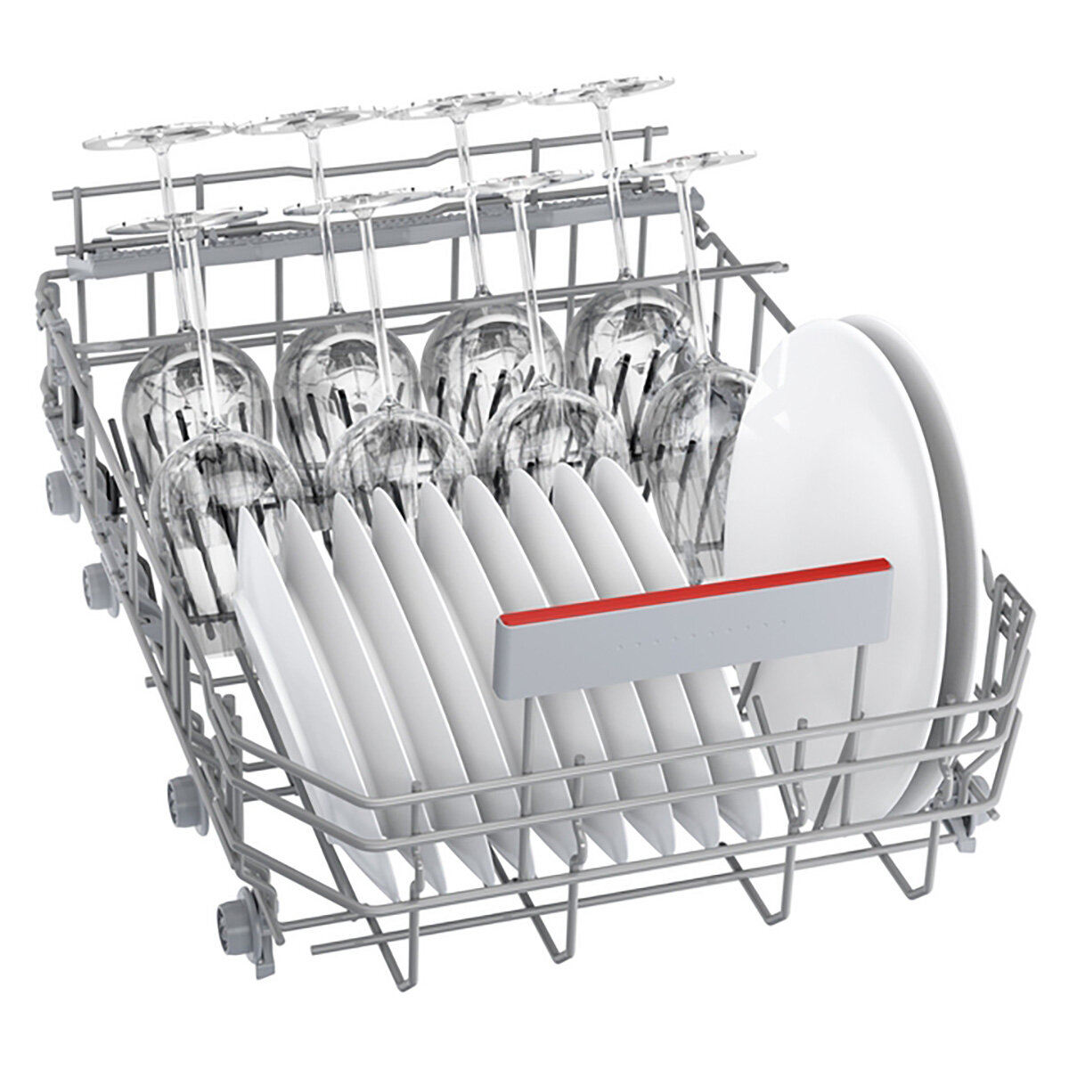 Bosch SPS4HMI49G Series 4 Slimline Freestanding 10 Place Setting Dishwasher, E Rated in Silver