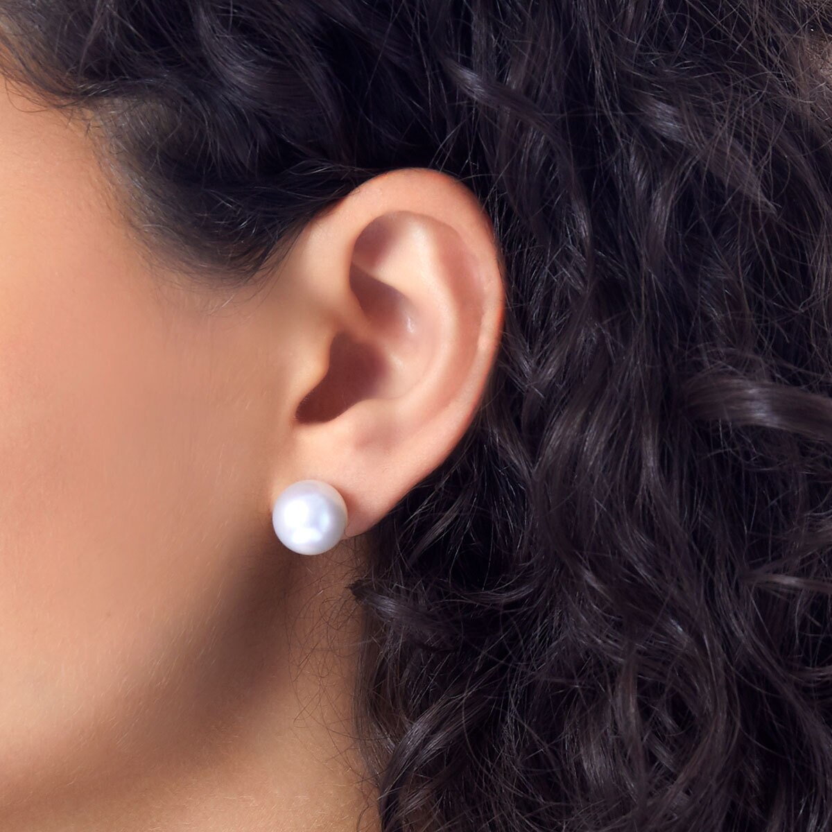 White South Sea Pearl Studs