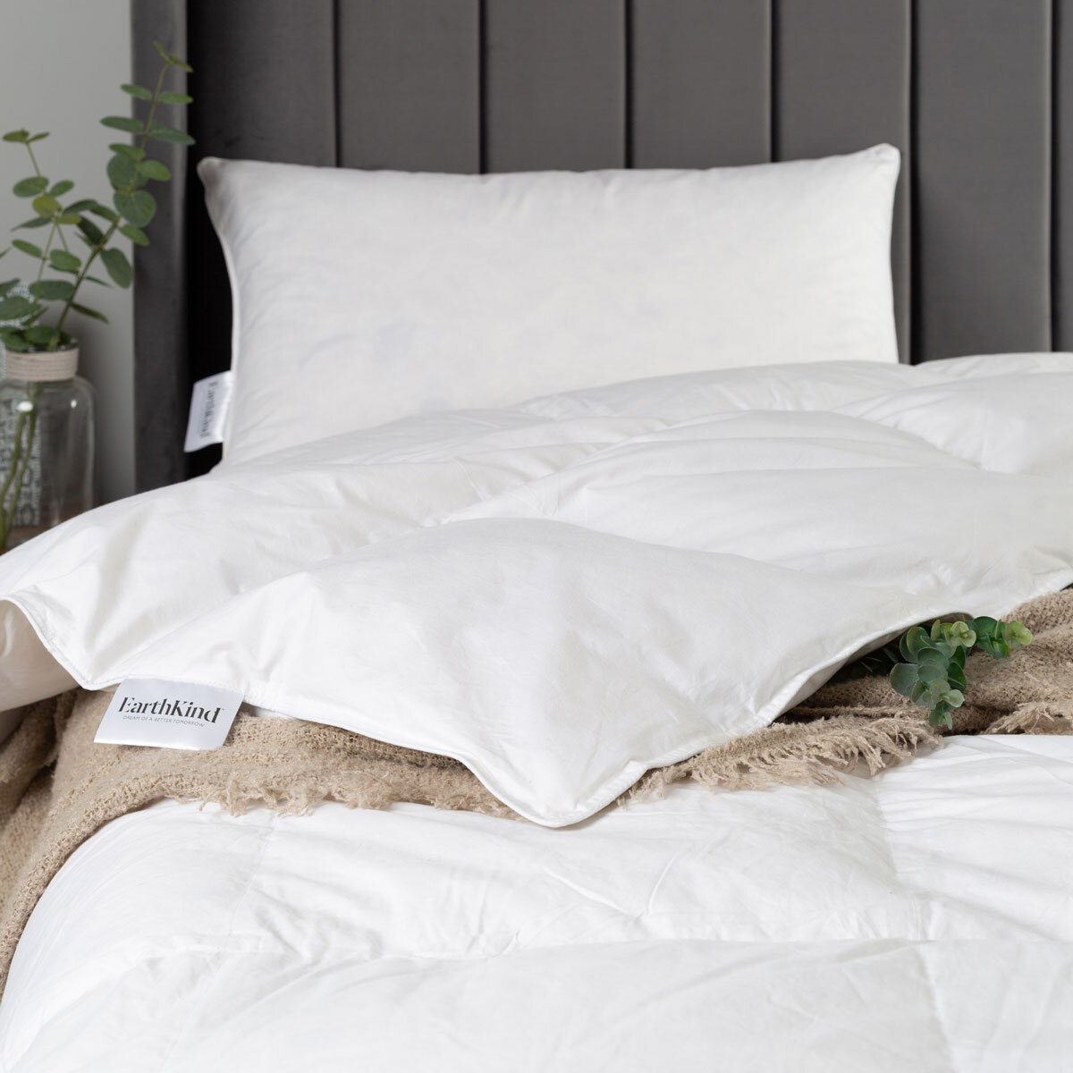 Earthkind recycled down duvet