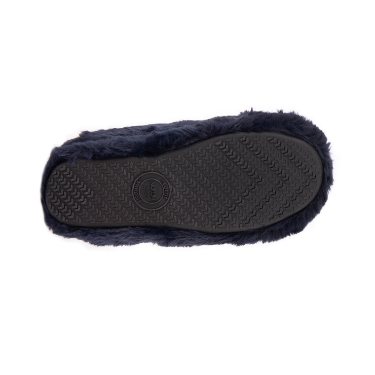 Totes Isotoner Pillowstep Women's Mule Slippers in Navy