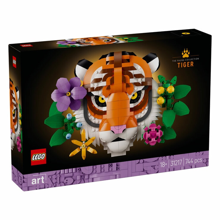 LEGO Art The Fauna Collection - Tiger - Model 31217 (18+ Years)