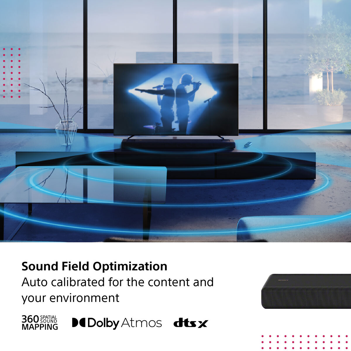 Buy Sony HTA3000 3.1 Ch, 250W, Soundbar with Dolby Atmos, Built-in Subwoofer and Bluetooth, HTA3000.CEK at Costco.co.uk