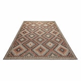 Concept Looms Sumac Brown Rust Indoor Outdoor Rug, in 3 Sizes