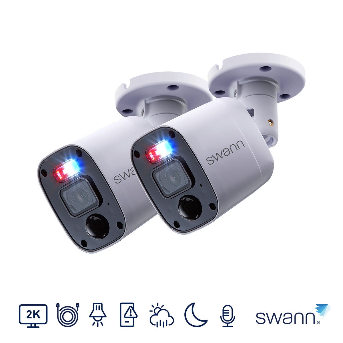 Swann 2 x 4K Bullet Add on Camera SWPRO-2KMQBPK2-EU