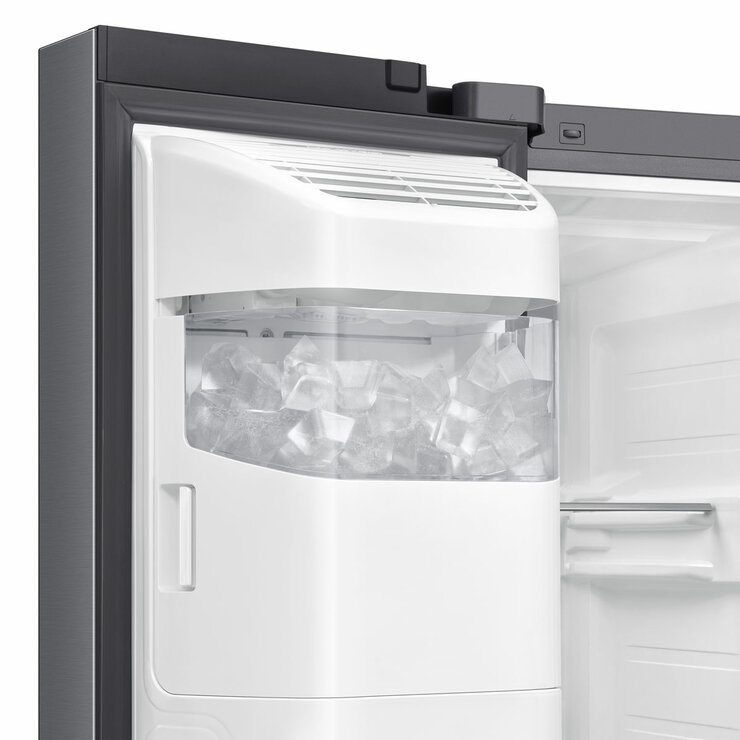 Samsung Series 9 RS90F64EDTEU Side by Side Fridge Freezer, D Rated in Silver