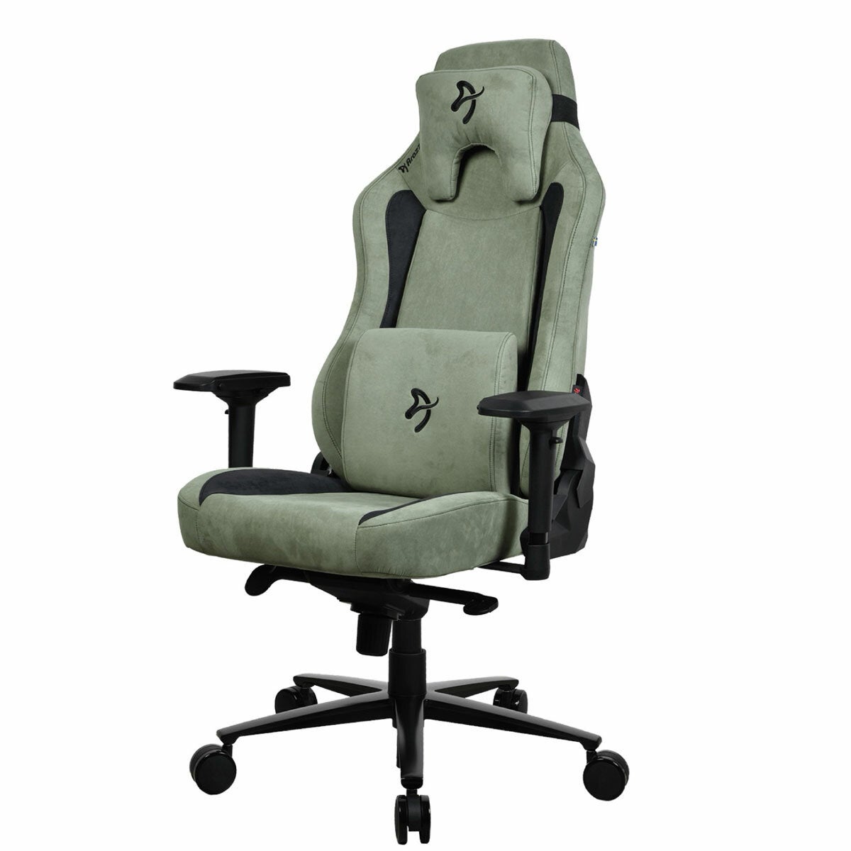 Arozzi Vernazza SuperSoft™ Fabric Gaming Chair, Green Arozzi Vernazza SuperSoft™ Fabric Gaming Chair, Green