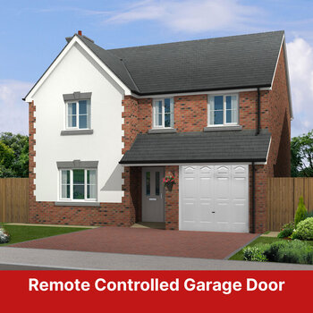 Cardale Vogue Single Garage Door Retractable With Motor and Installation in 3 Colours