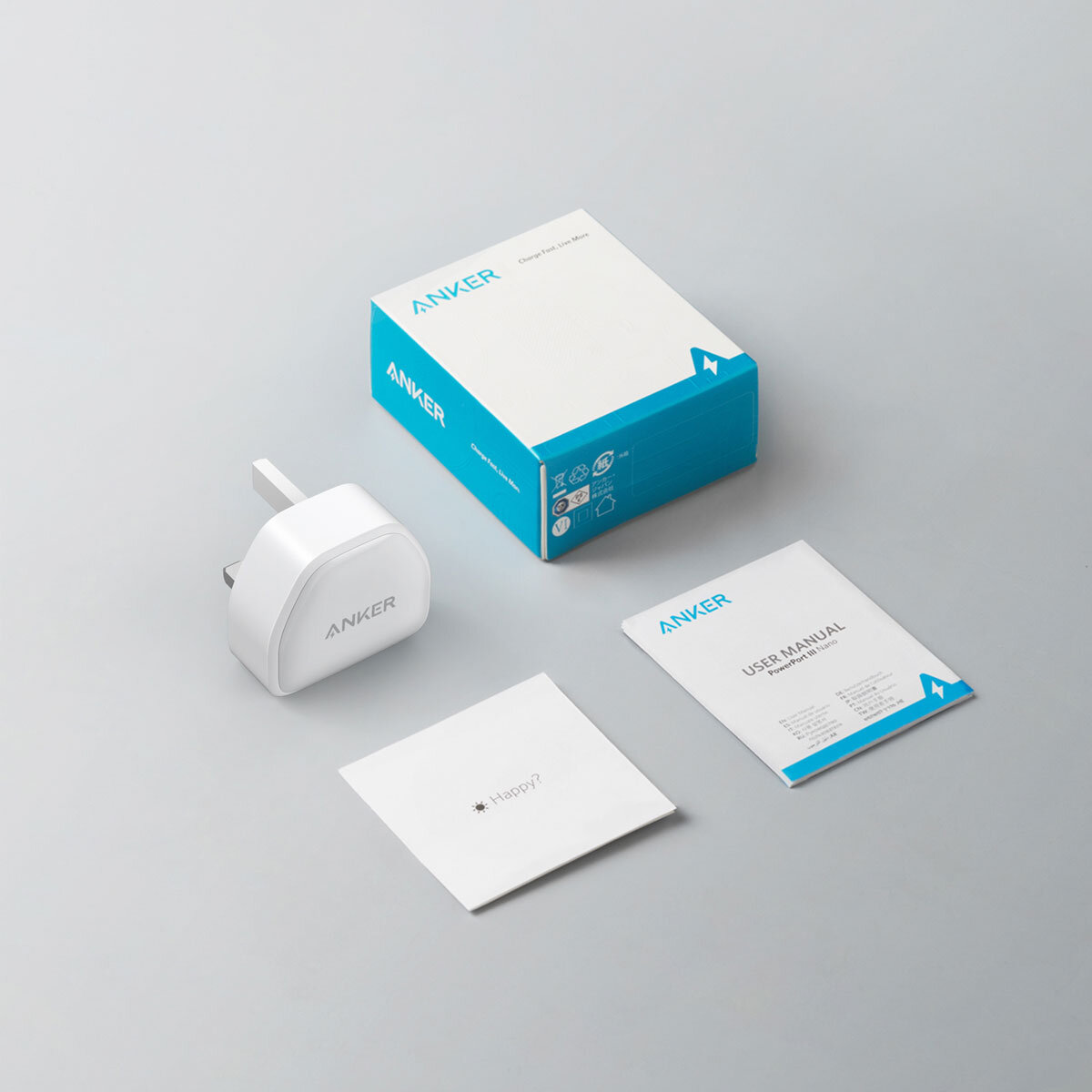 Plug with packaging & manual