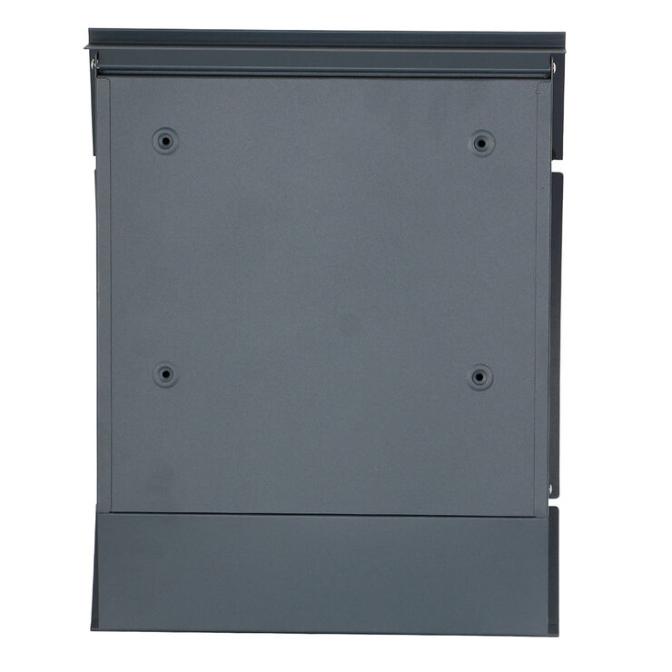 Cut out image of back of letterbox on white background Cut out image of back of letterbox on white background