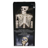 Halloween 5ft (1.5m)  Skeleton With LED Eyes & Sounds