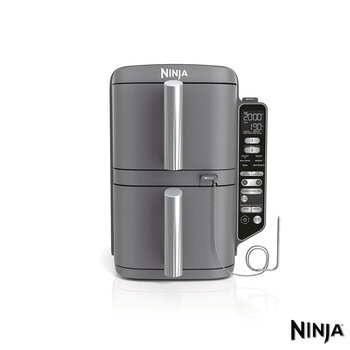 Ninja Double Stack 9.5L Air Fryer with Smart Cook System, SL451UK