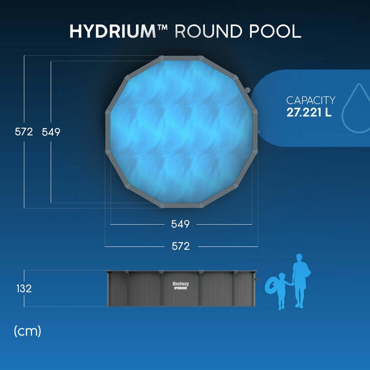 18ft x 52' Hydrium Pool Set 18ft x 52' Hydrium Pool Set