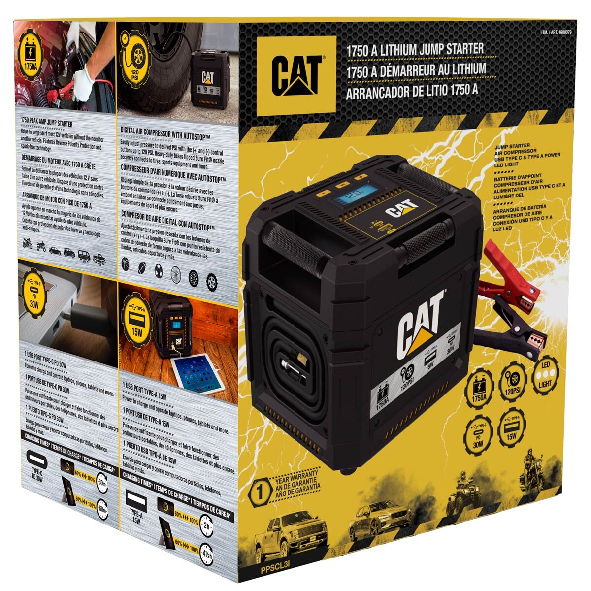 Cat 1750 Digital Jump Starter PPSCL3I at costco.co.uk