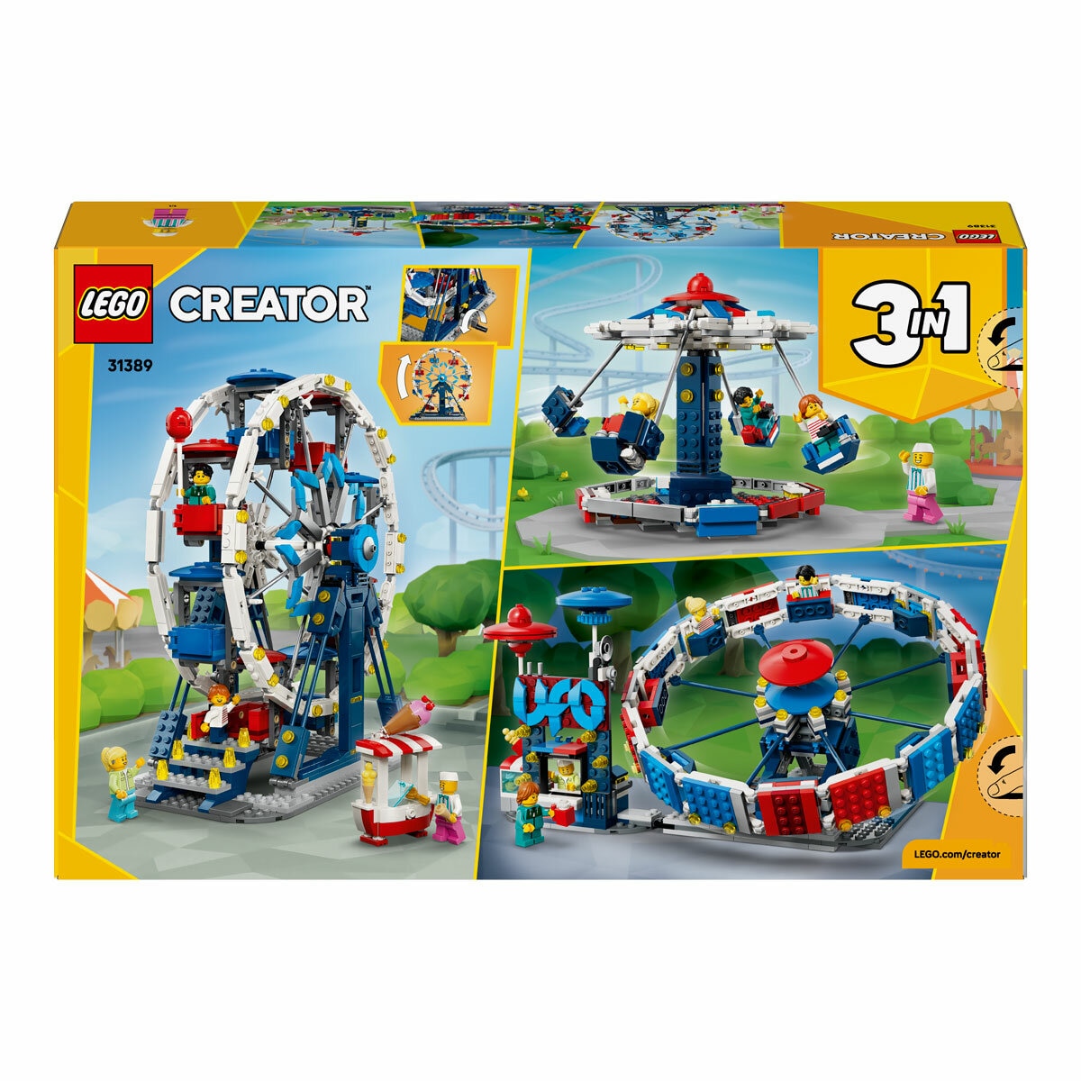 LEGO Creator 3-in-1 Iconic Ferris Wheel - Model 31389 (8+ Years) LEGO Creator 3-in-1 Iconic Ferris Wheel - Model 31389 (8+ Years)