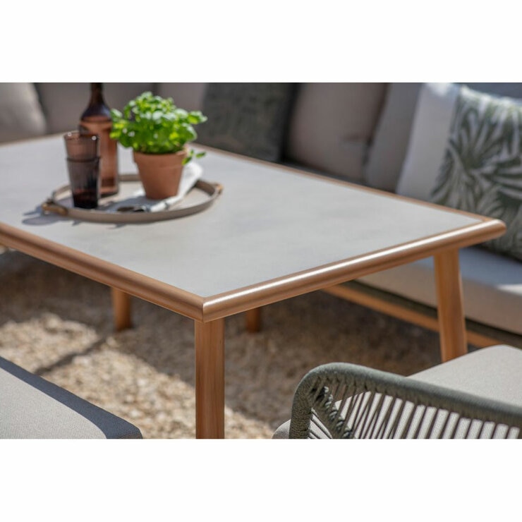 Bramblecrest Helsinki 4 Piece L-Shaped Patio Dining Set Bramblecrest Helsinki 4 Piece L-Shaped Patio Dining Set