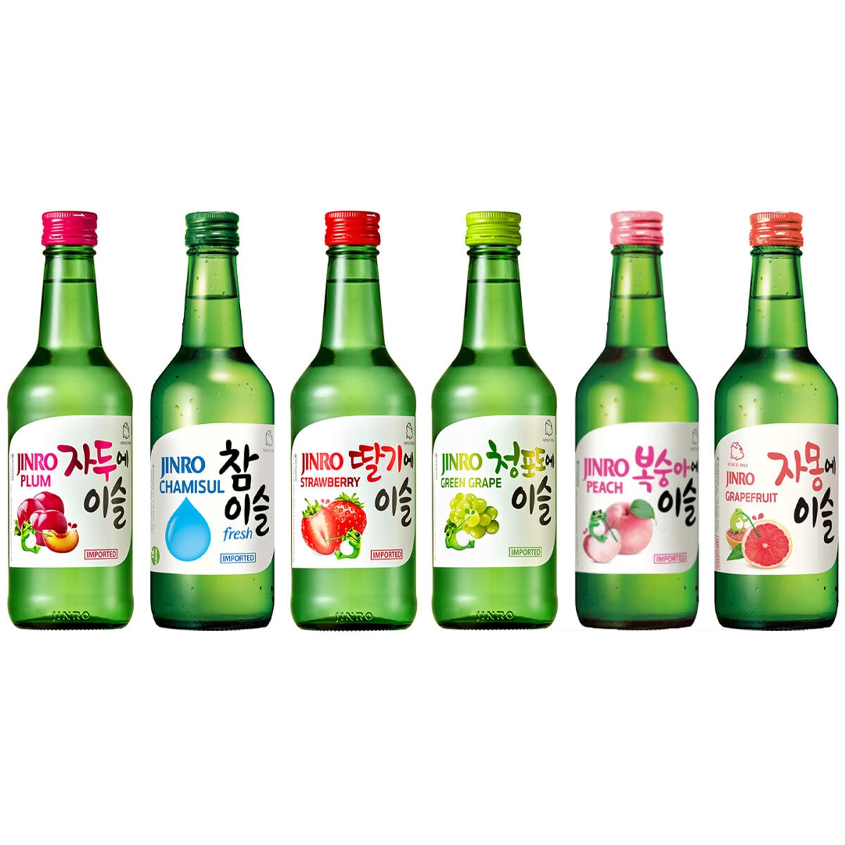 Jinaro Soju, 6 x 350ml