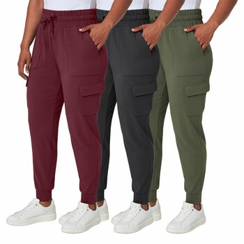 Mondetta Ladies Cargo Cuffed Jogger