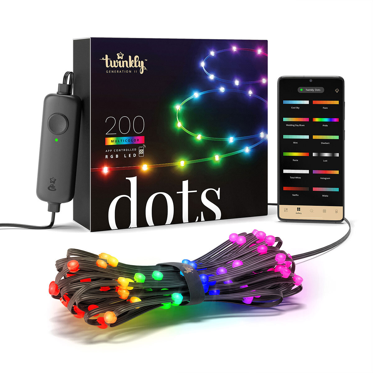Buy Twinkly Dots 200 LED Lights Box & Item Image at Costco.co.uk