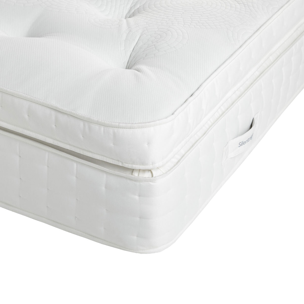 Silentnight Geltex 4000 Mattress & Sandstone Full Ottoman Divan in 3 Sizes