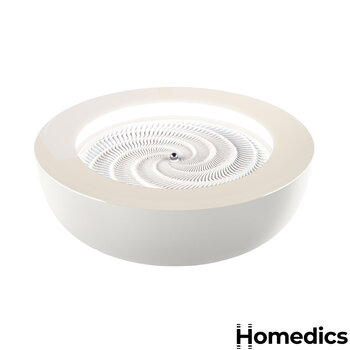 HoMedics Drift 21 Inch Colour Changing Sandscape Table in White, ST-400-CE-WW