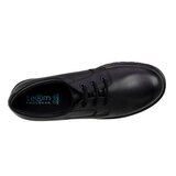 TeⓇm Bailey Leather Unisex Chunky Lace Up School Shoes, Youth 5