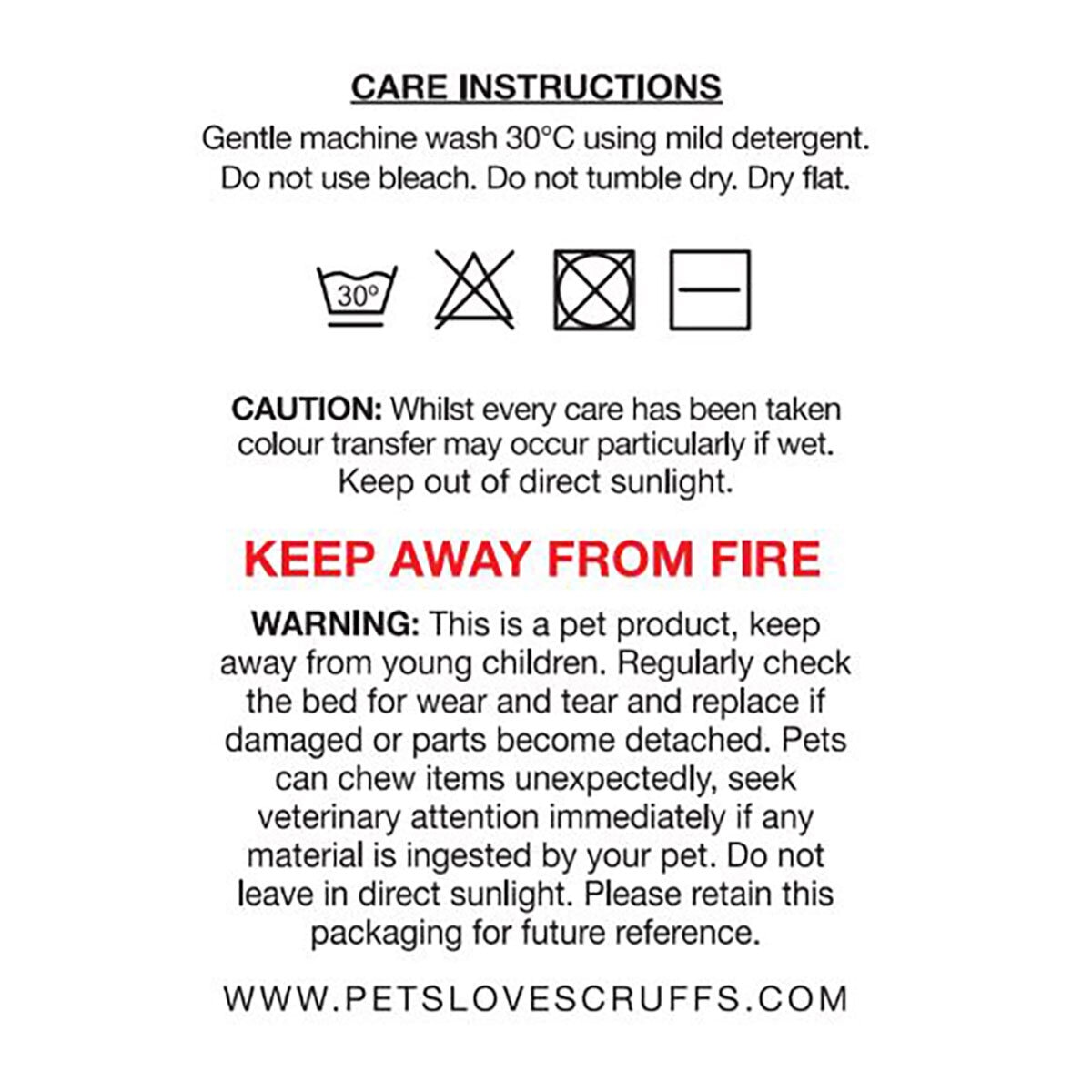 Care Instructions