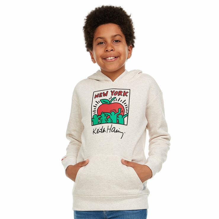 Keith Haring Youth Hoodie in Beige