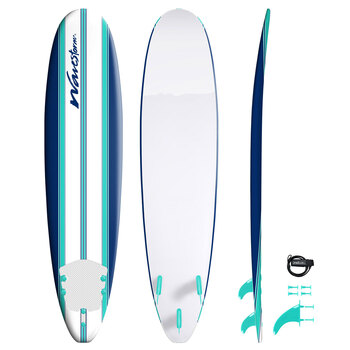 Wavestorm ™ 8ft Classic Surfboard in 2 Colours