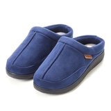 Dearfoam Memory Foam Men's Clog Slippers in Navy