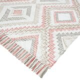 Carlton Hand Woven Indoor / Outdoor Rug, 200 x 290 cm, Pink