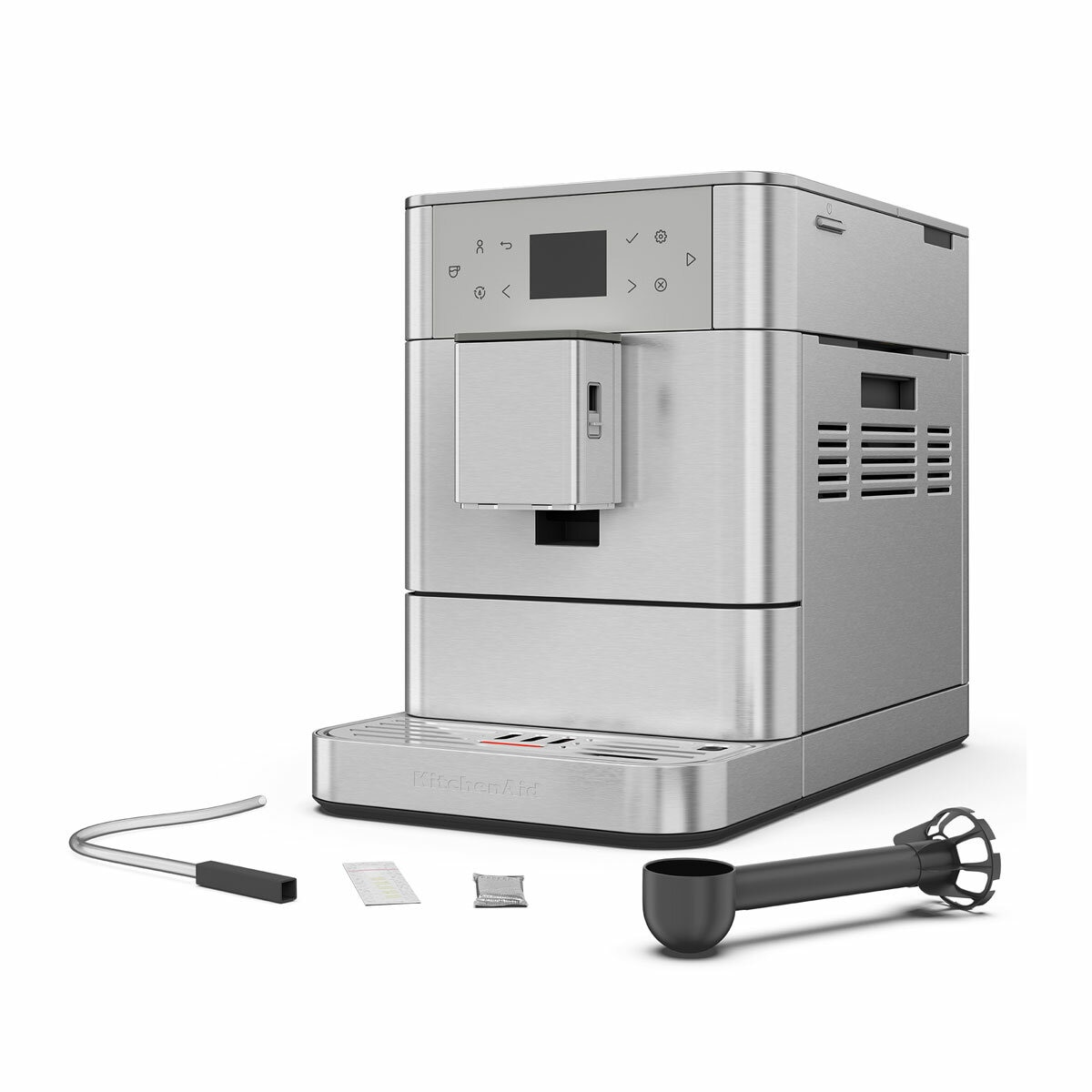 Slanted image of coffee machine