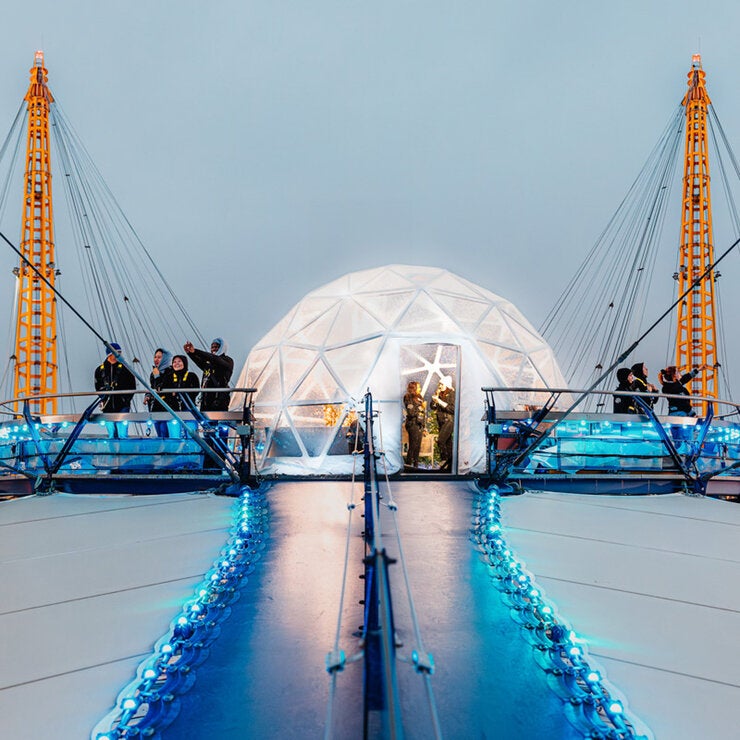 Virgin Experience Days Christmas at Up at The O2 - Snow Globe Climb For Two
