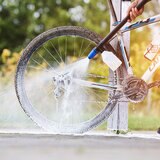 lifestyle image of pressure washer