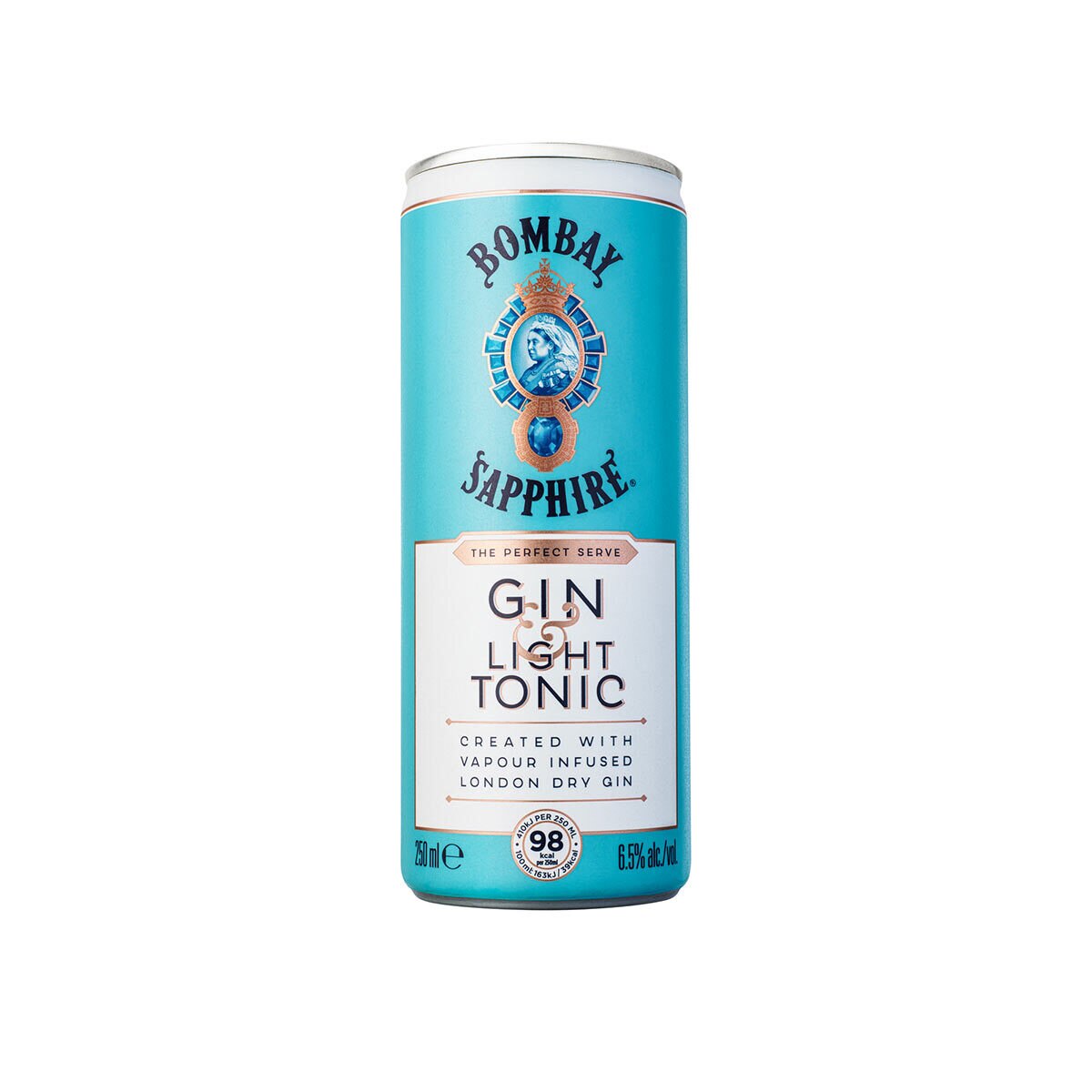 Bombay Sapphire Gin & Light Tonic, 12 x 250ml Costco UK