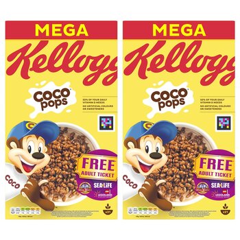 Kellogg's Coco Pops, 2 x 650g