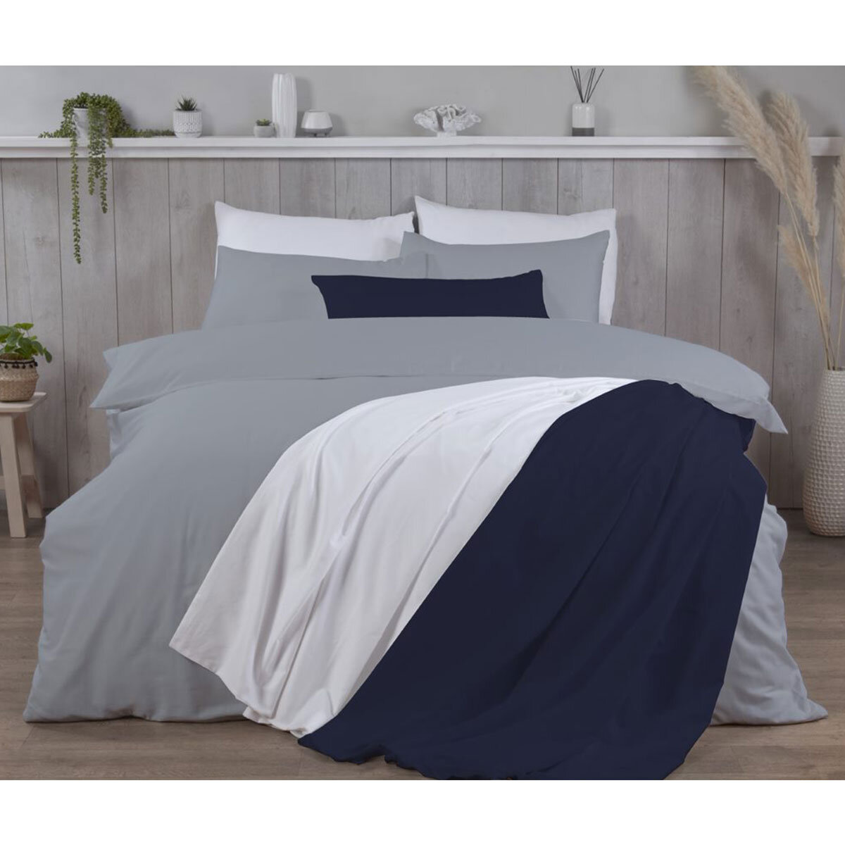 200TC Percale cotton duvet set & pillowcases