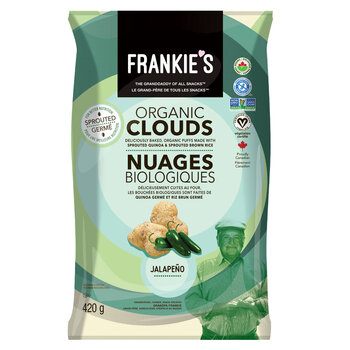 Frankie's Organic Jalapeno Cloud Puffs, 420g