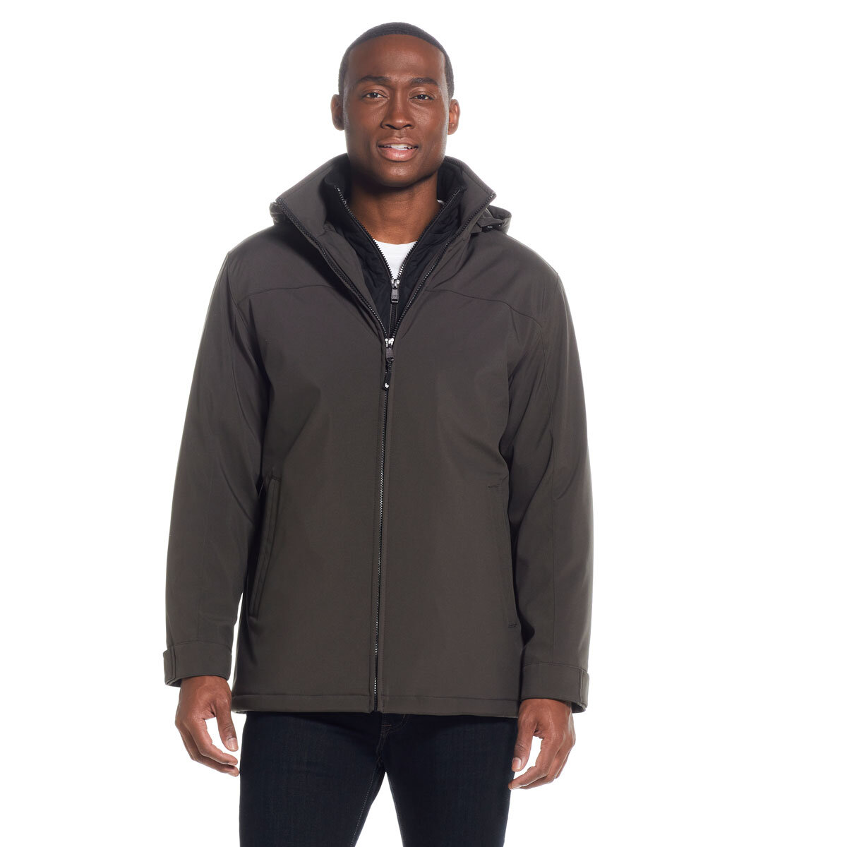 Weatherproof Men's Ultra Tech Flextech Jacket in Brown