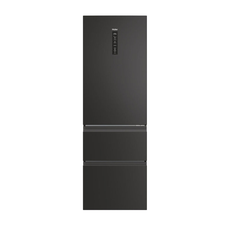 Haier HTW3618ENPB Series 3 Fridge Freezer, E Rated in Slate Black