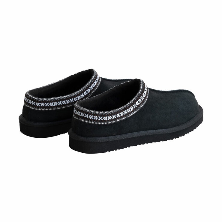 Kirkland Signature Unisex Shearling Slipper in Black